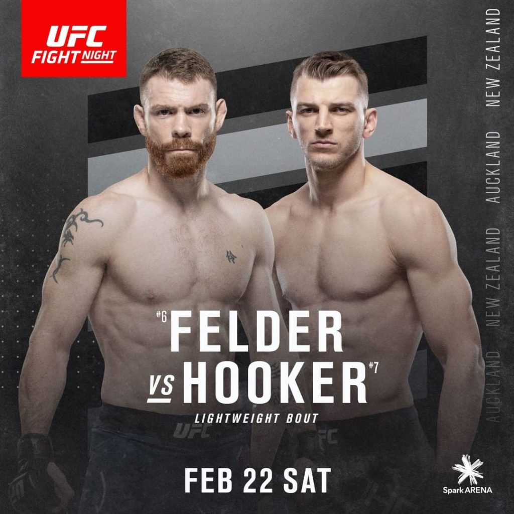 UFC Fight Night 168 Weigh-in Results for 'Felder vs. Hooker'