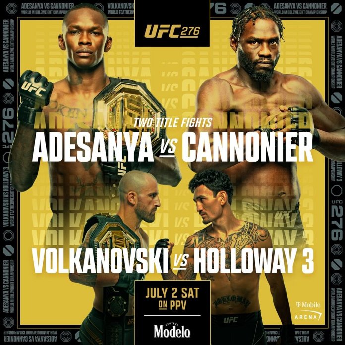 Adesanya vs. Cannonier fight facts