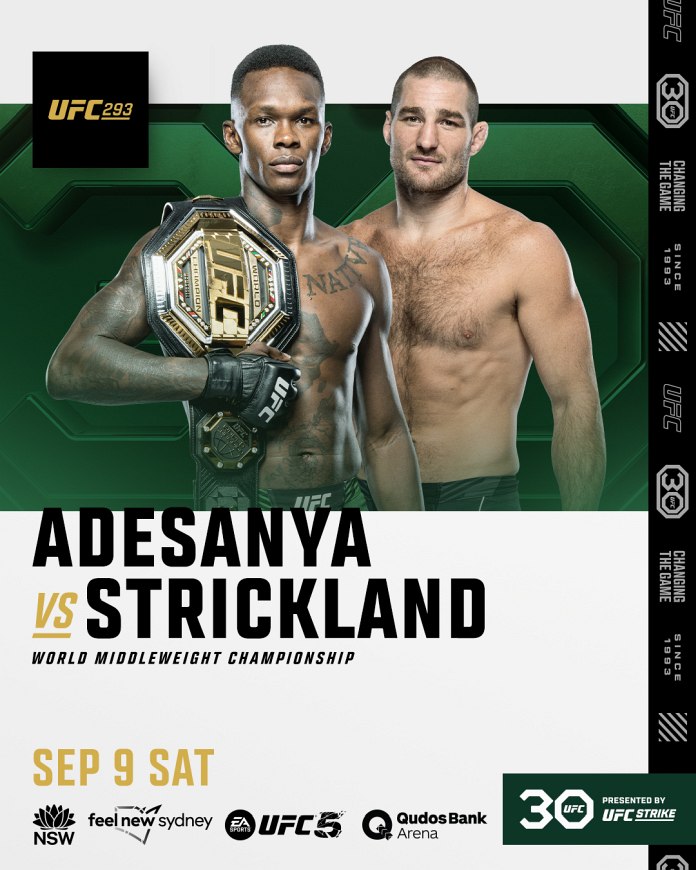 Adesanya vs. Strickland fight facts