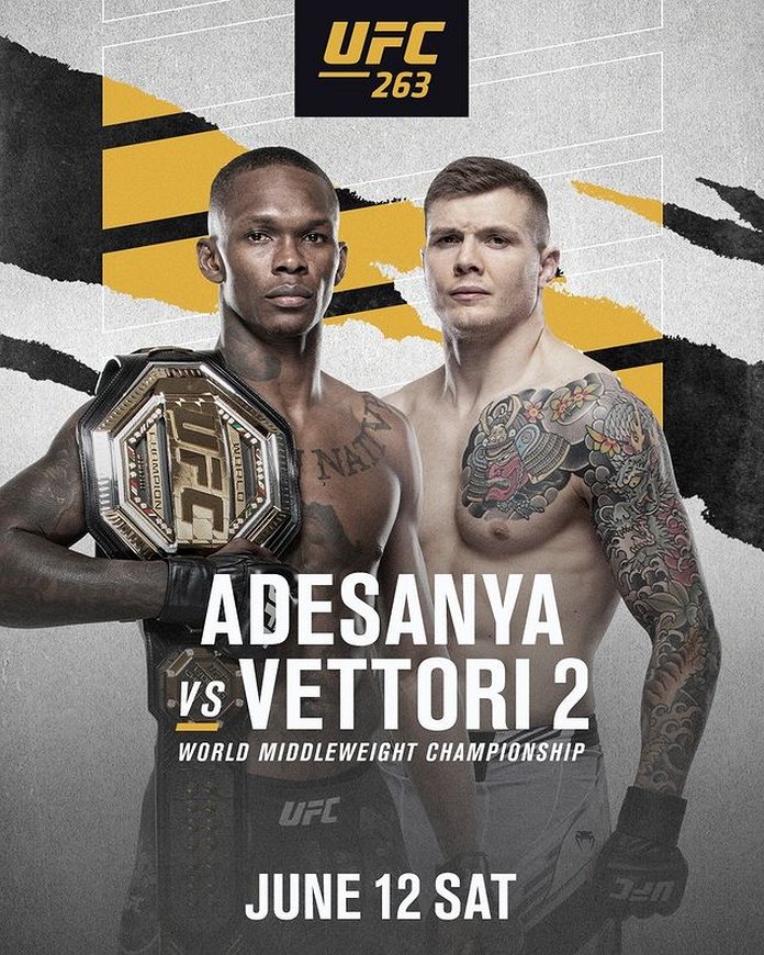 Adesanya vs. Vettori 2 fight facts