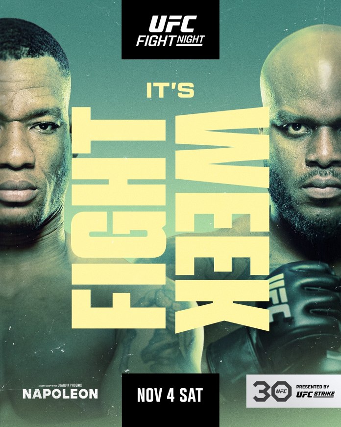 new Almeida vs. Lewis Fight Poster