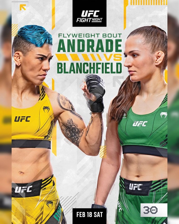 new Andrade vs. Blanchfield poster