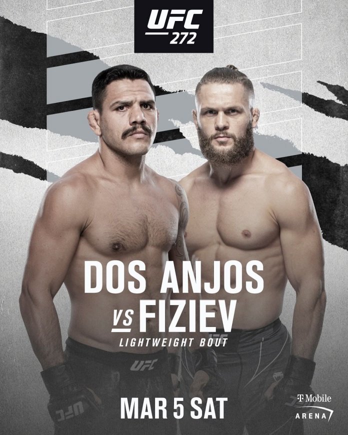 dos Anjos vs. Fiziev fight facts