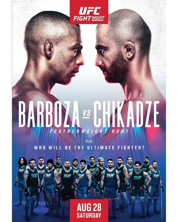 UFC Fight Night 195 poster