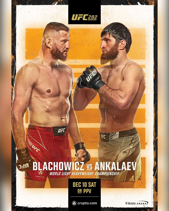 UFC 282 Fight Card Poster