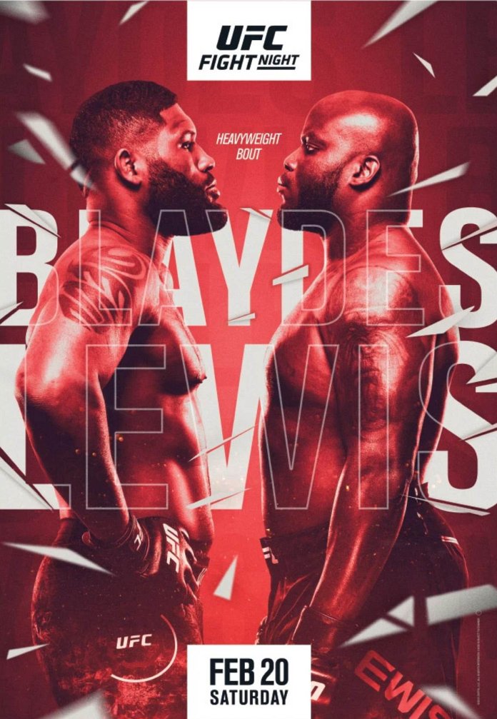 new UFC Fight Night 185 poster