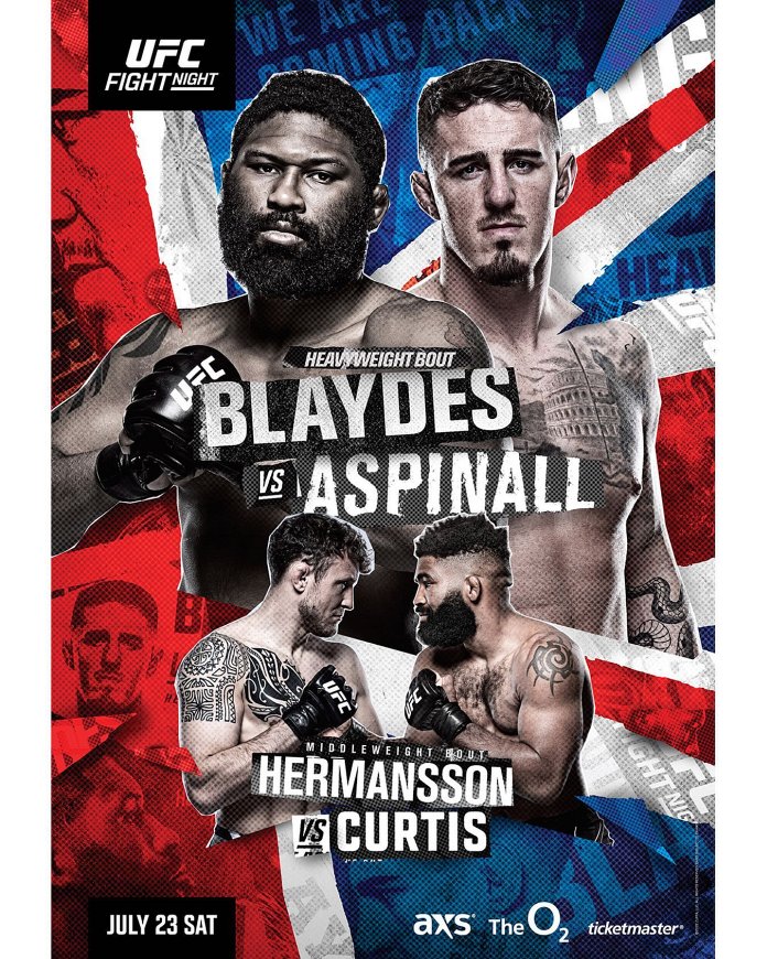 UFC on ESPN+ 66 results poster