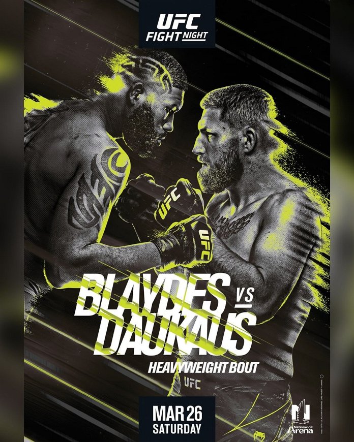 new Blaydes vs. Daukaus poster