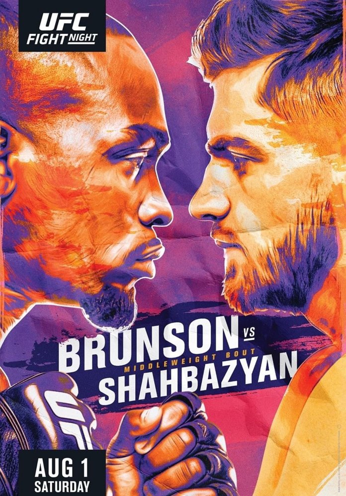 new UFC Fight Night 173 poster