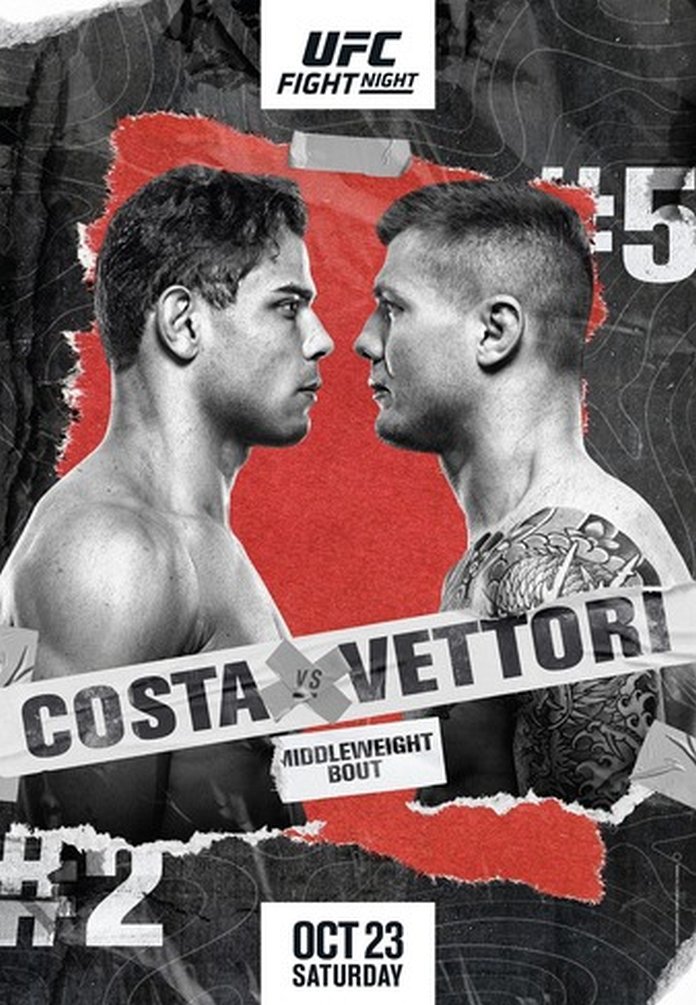 UFC Fight Night 201 Fight Card Poster