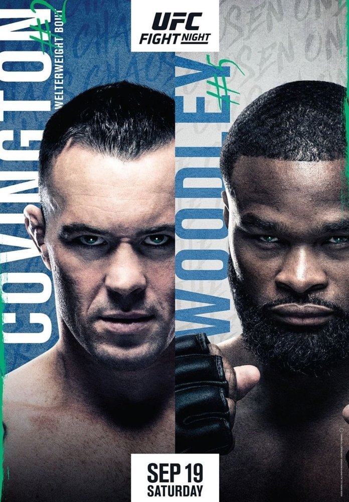 LOOK: UFC Fight Night 178 Poster for 'Covington vs. Woodley' Released