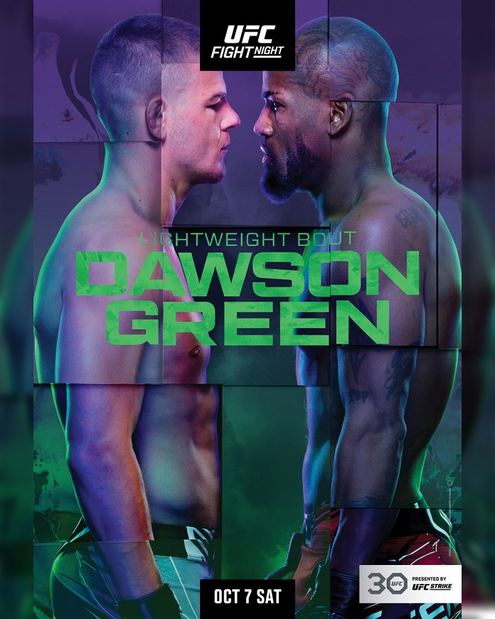 UFC Fight Night 229 Fight Card Poster UFC Fight Night 229 Fight Card Poster