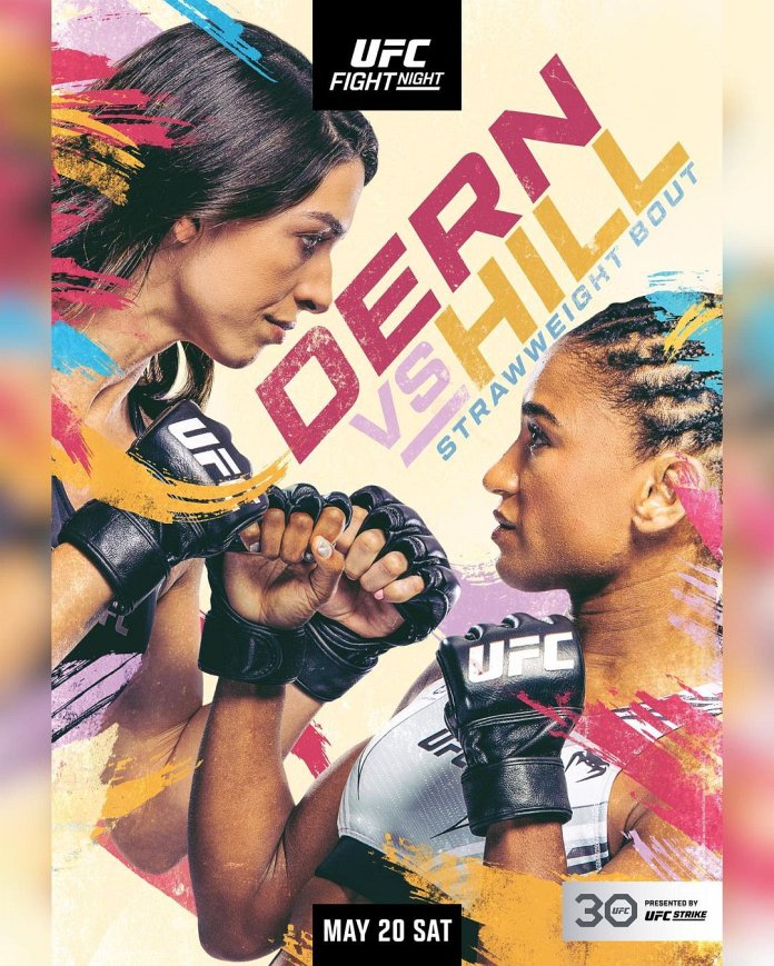 UFC Vegas 74 Fight Card Poster