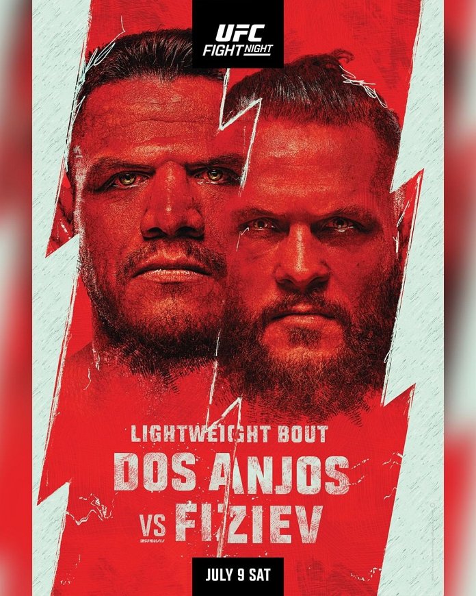 UFC Vegas 58 Fight Card Poster
