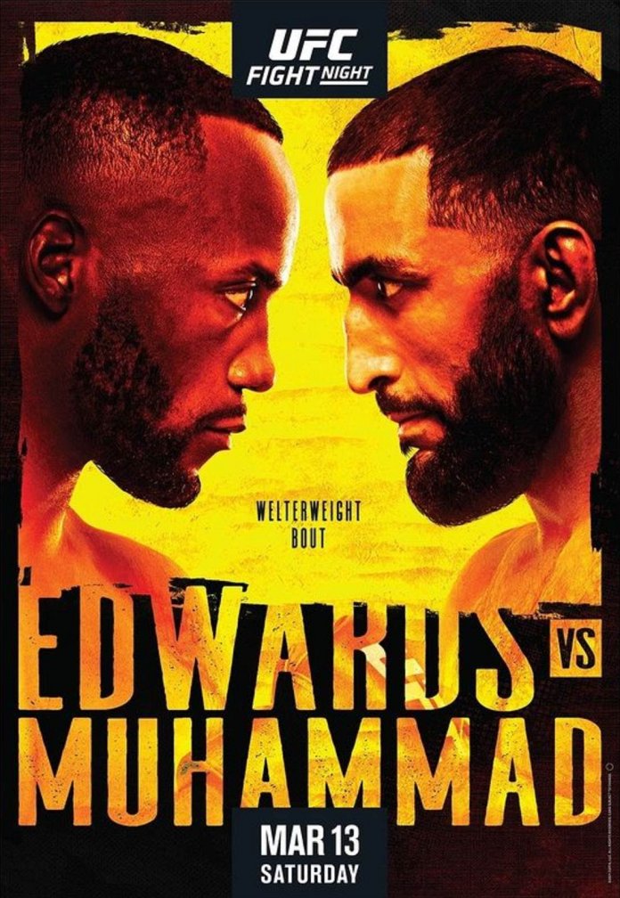 new UFC Fight Night 187 poster