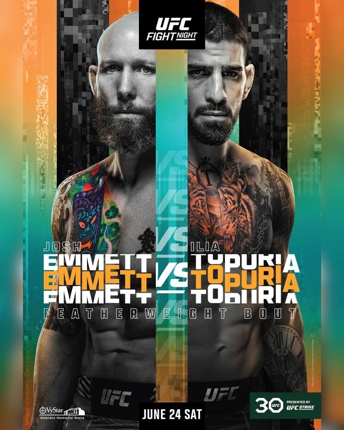 new Emmett vs. Topuria poster