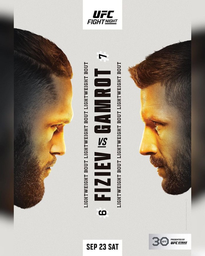 UFC Fight Night 228 Fight Card Poster
