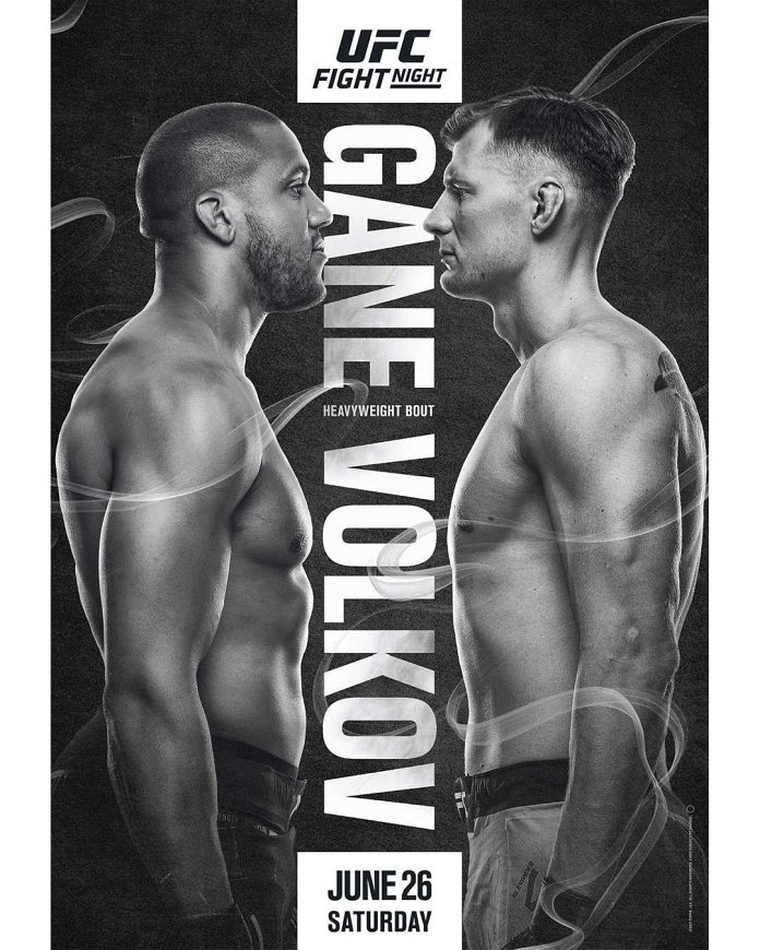 new UFC Fight Night 190 poster