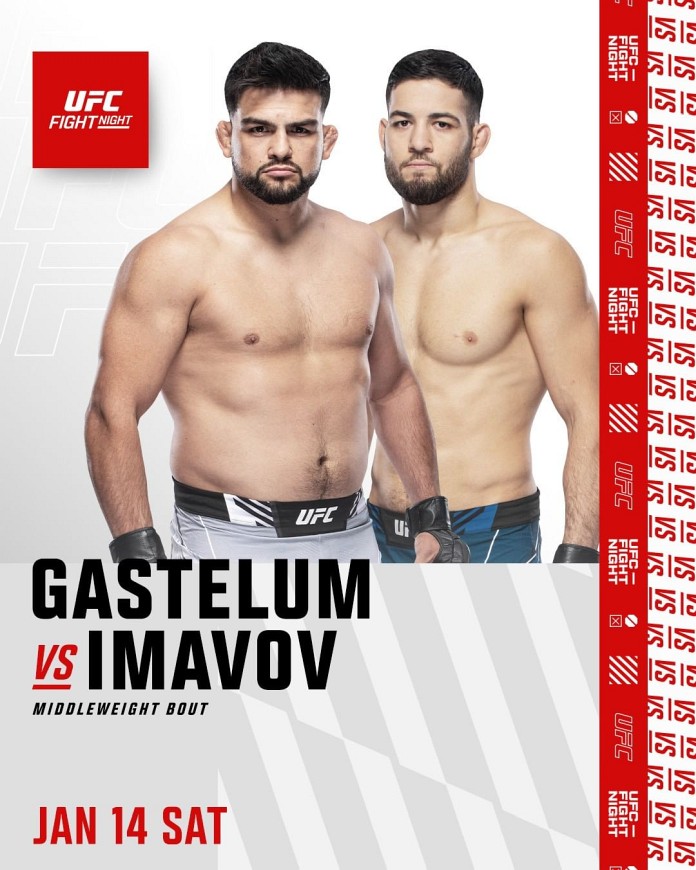 UFC Vegas 67 Fight Card Poster