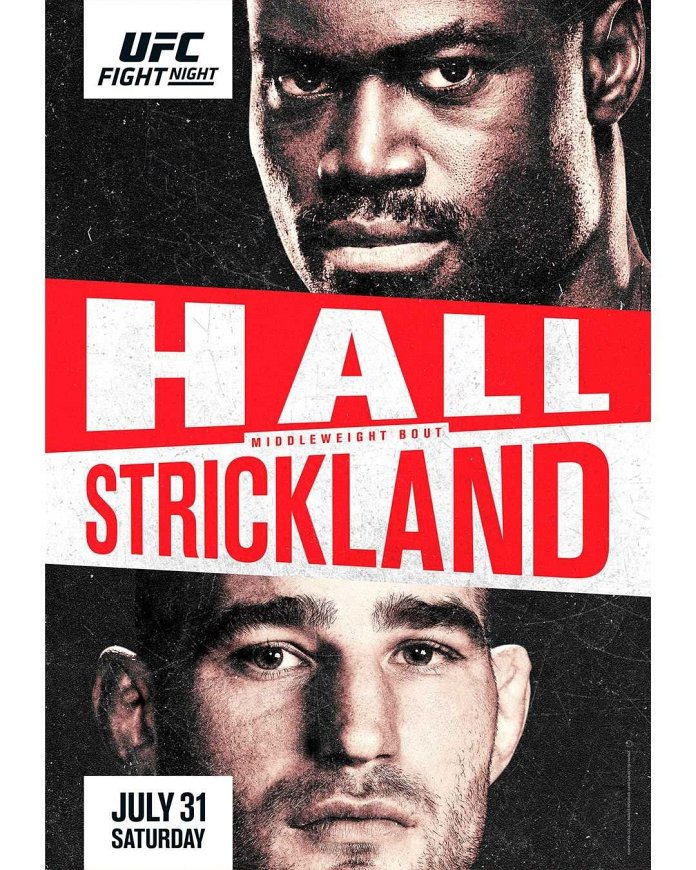 new UFC Fight Night 193 poster