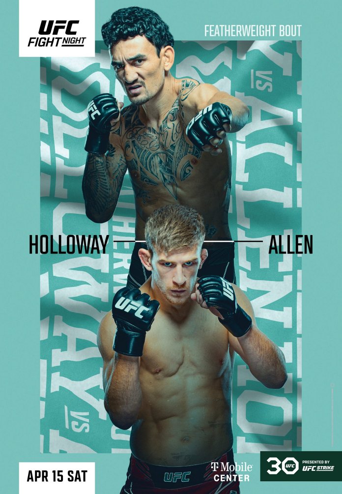 UFC on ESPN 44 Fight Card Poster UFC on ESPN 44 Fight Card Poster