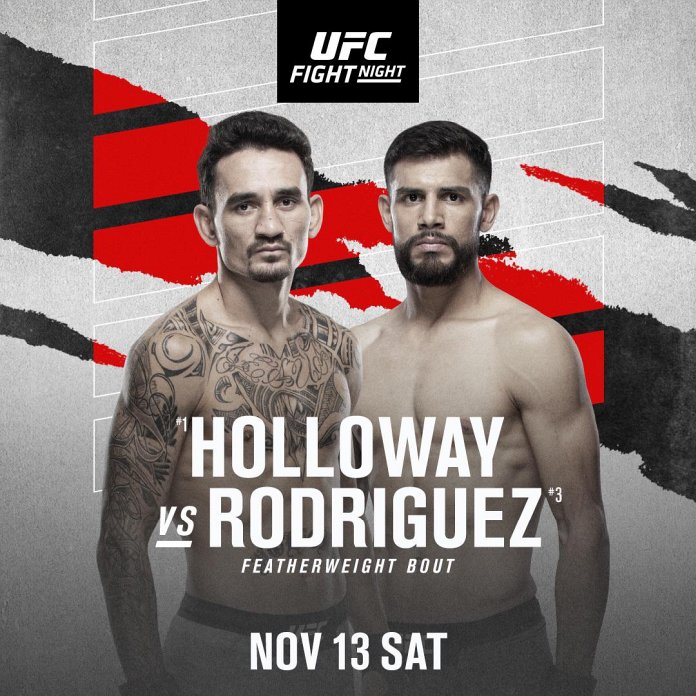 Holloway vs. Rodriguez fight facts