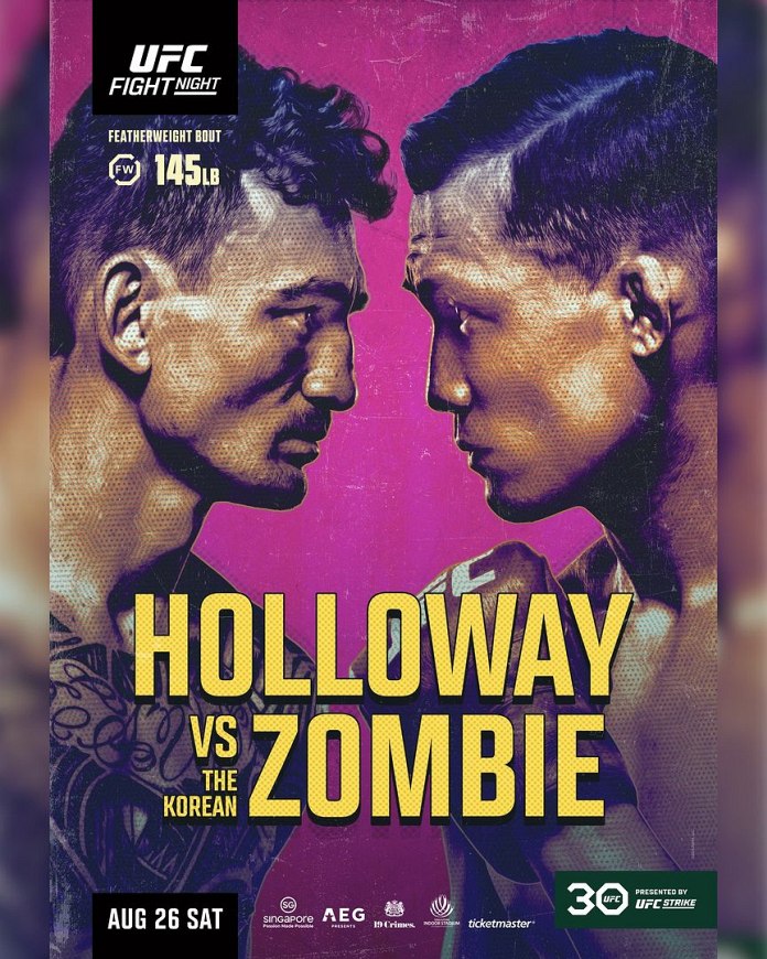 UFC Fight Night 225 Fight Card Poster UFC Fight Night 225 Fight Card Poster