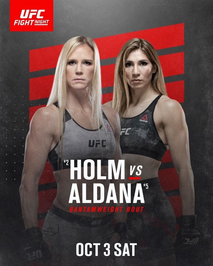 Holm vs. Aldana fight facts