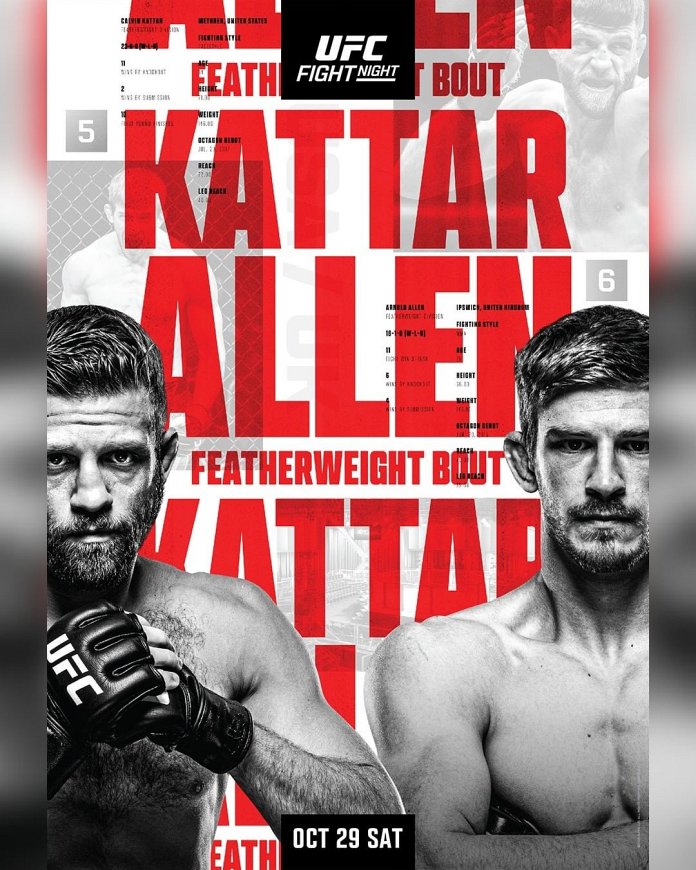 new Kattar vs. Allen poster