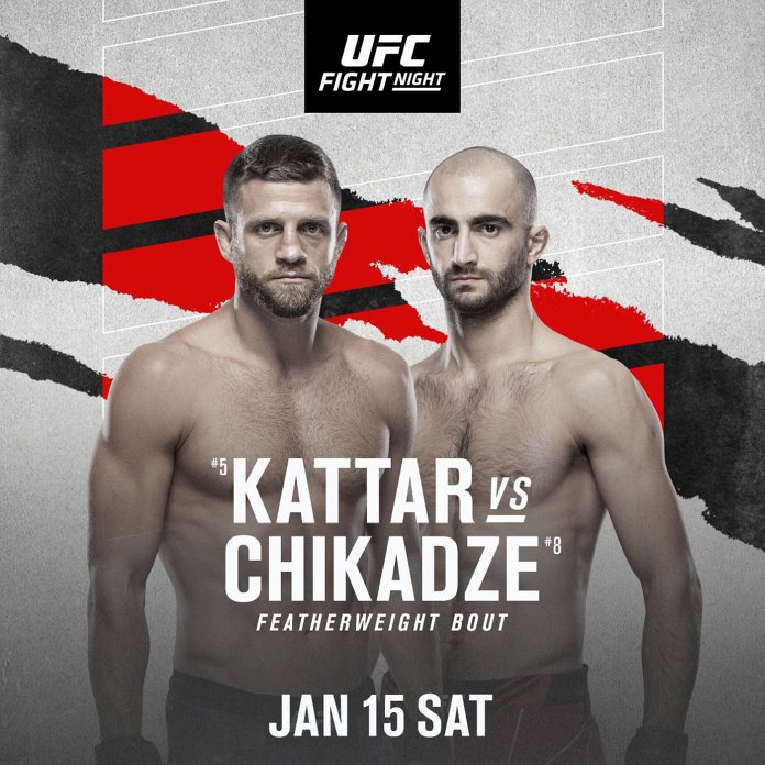 Kattar vs. Chikadze fight facts