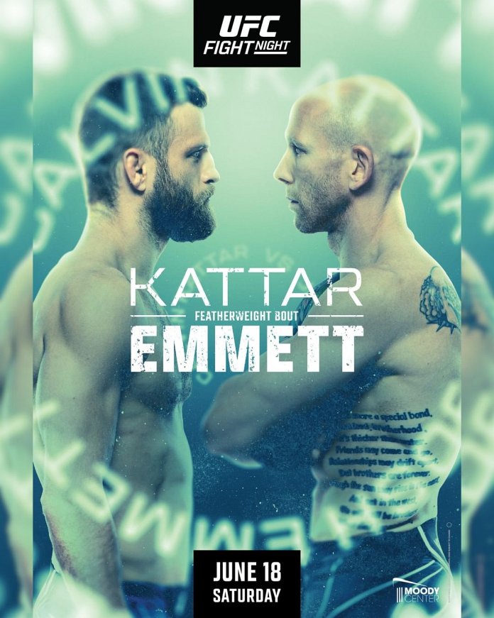 UFC on ESPN 37 Fight Card Poster UFC on ESPN 37 Fight Card Poster