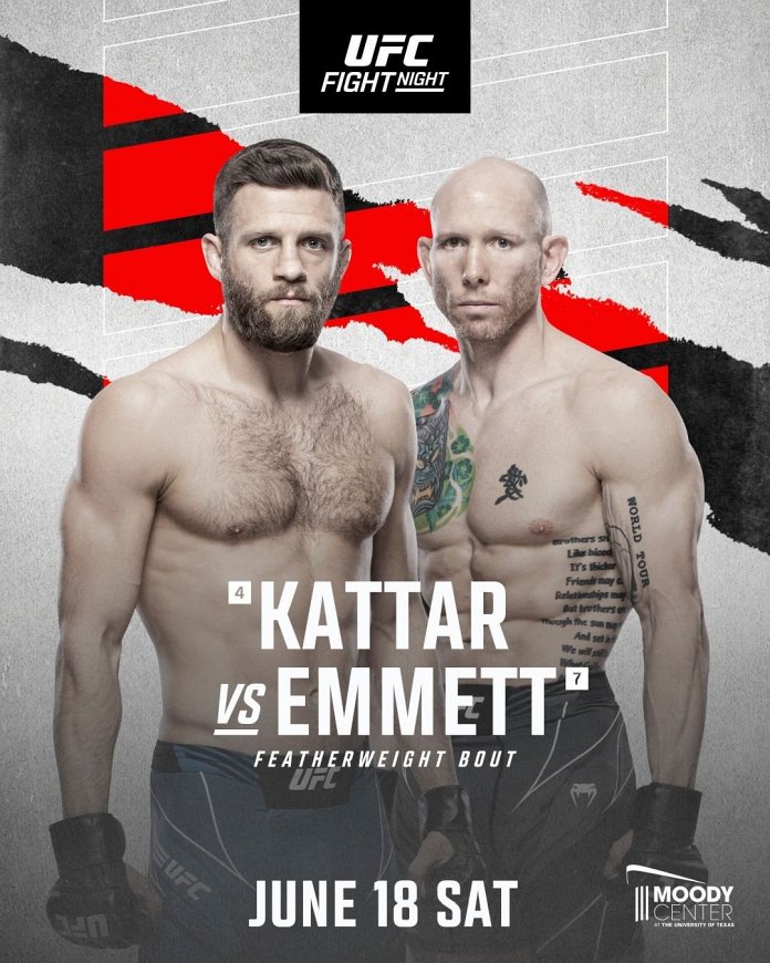 Kattar vs. Emmett fight facts