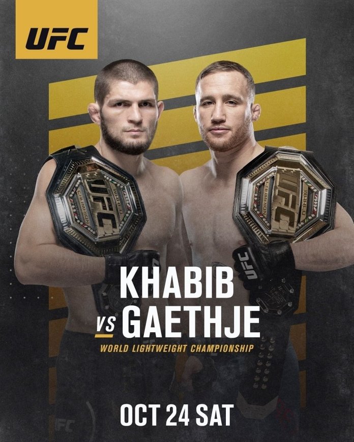 photo promo for UFC 254