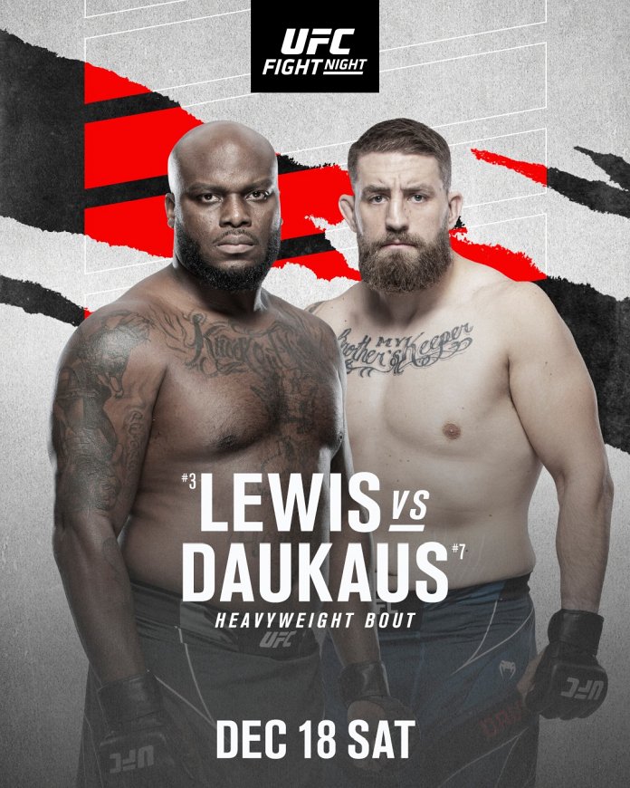 Lewis vs. Daukaus fight facts