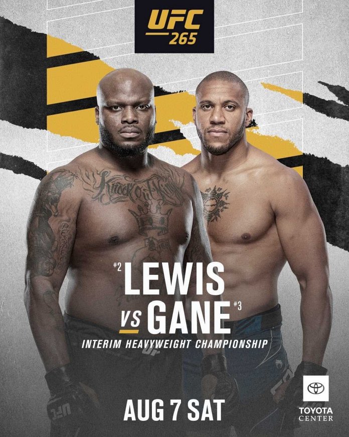 Lewis vs. Gane fight facts