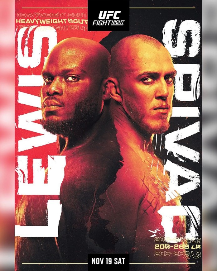 UFC Vegas 65 Fight Card Poster UFC Vegas 65 Fight Card Poster