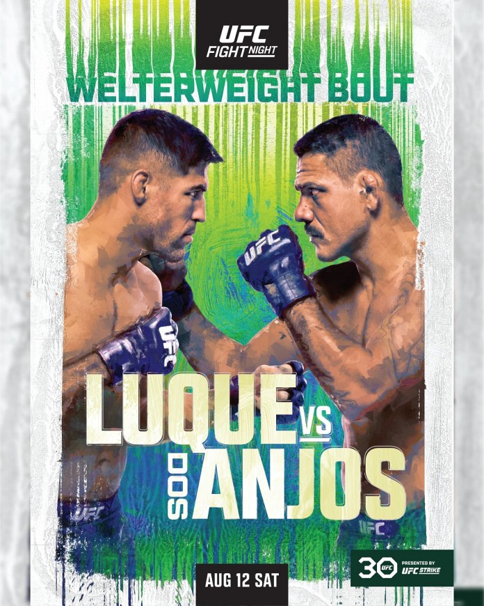UFC Vegas 78 Fight Card Poster UFC Vegas 78 Fight Card Poster