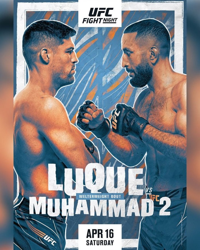 new Luque vs. Muhammad 2 poster