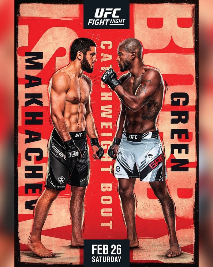 new Makhachev vs. Green poster