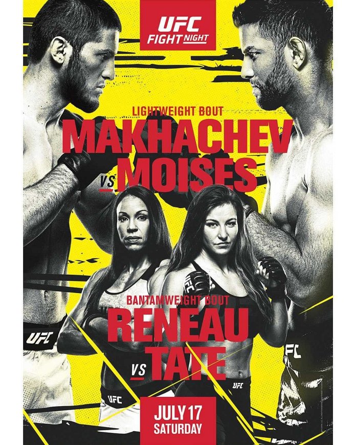 UFC Fight Night 191 results poster