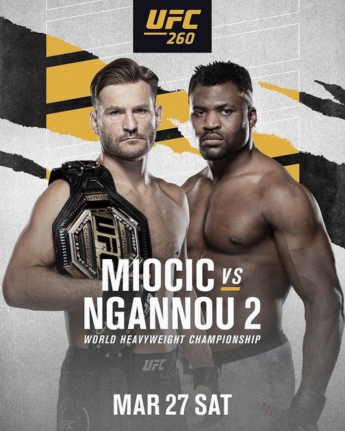 UFC 260 bonuses payout poster