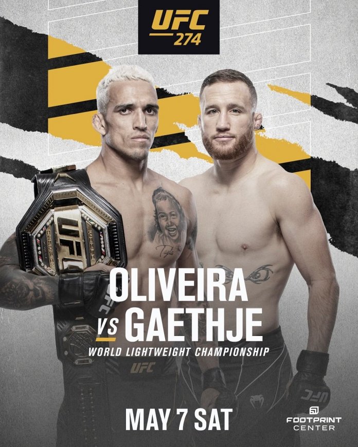 photo promo for UFC 274