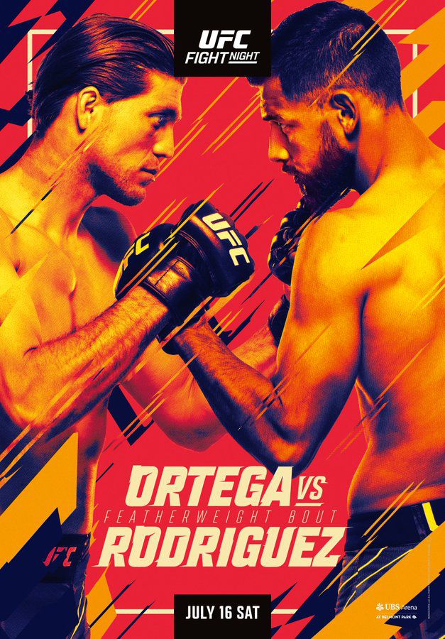 UFC on ABC 3 Fight Card Poster