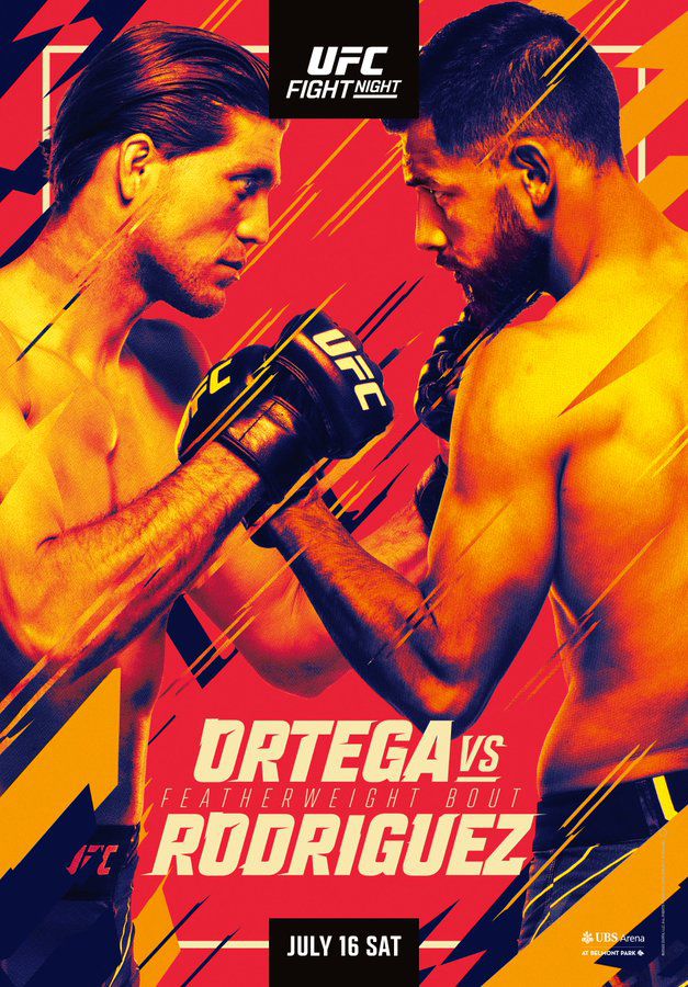 UFC on ABC 3 Fight Card Poster UFC on ABC 3 Fight Card Poster