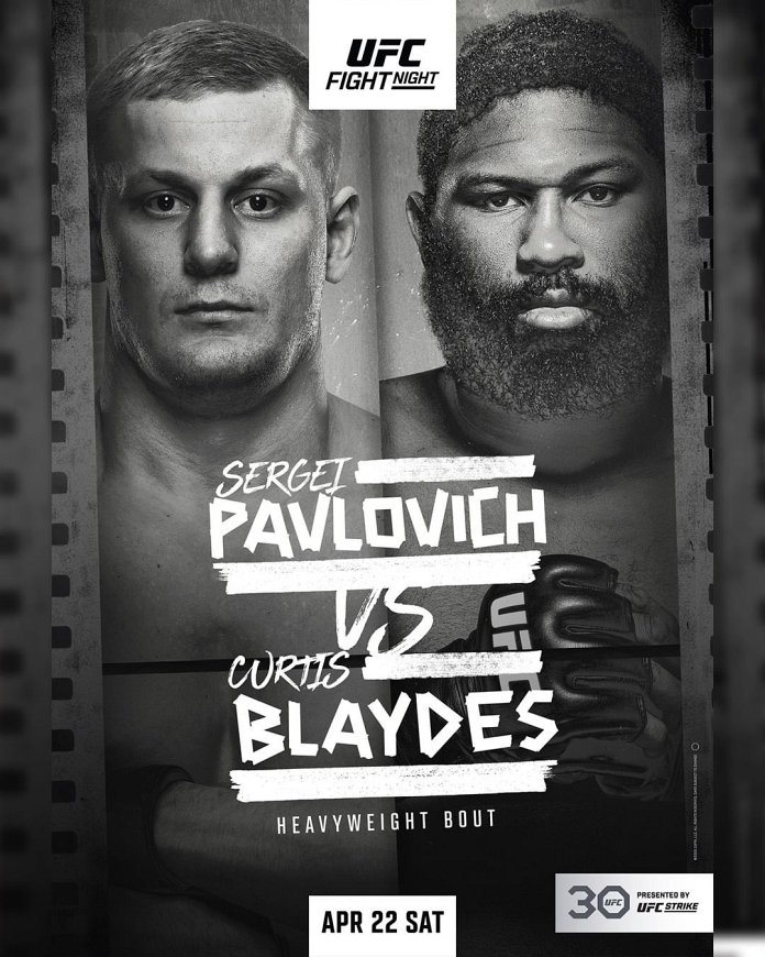 UFC Vegas 71 Fight Card Poster