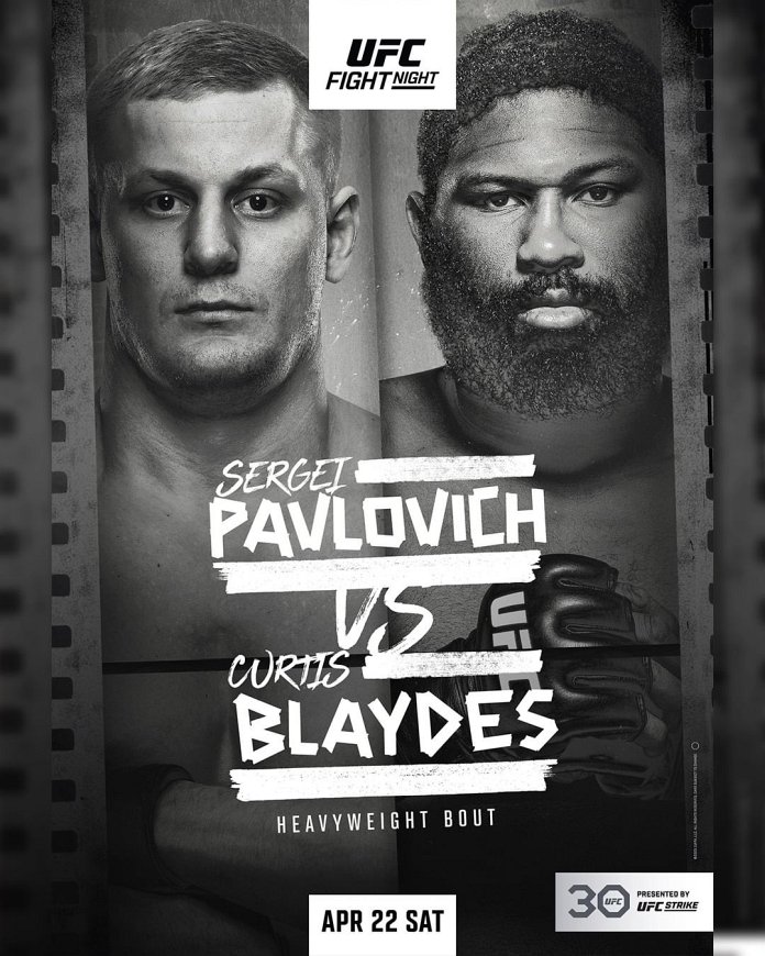 new Pavlovich vs. Blaydes poster