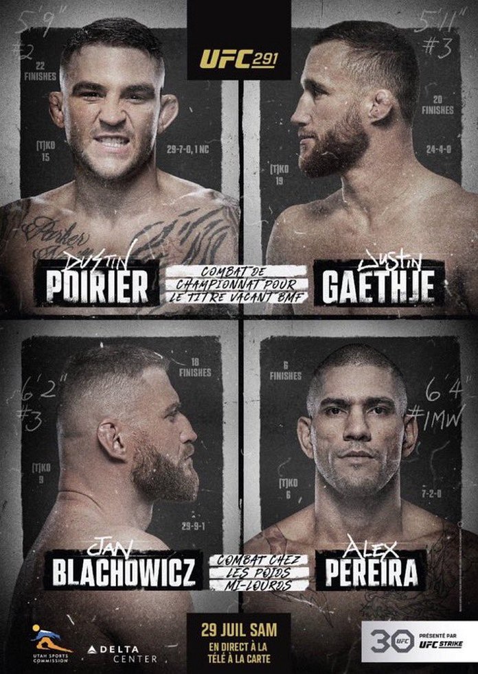 new Poirier vs. Gaethje 2 poster