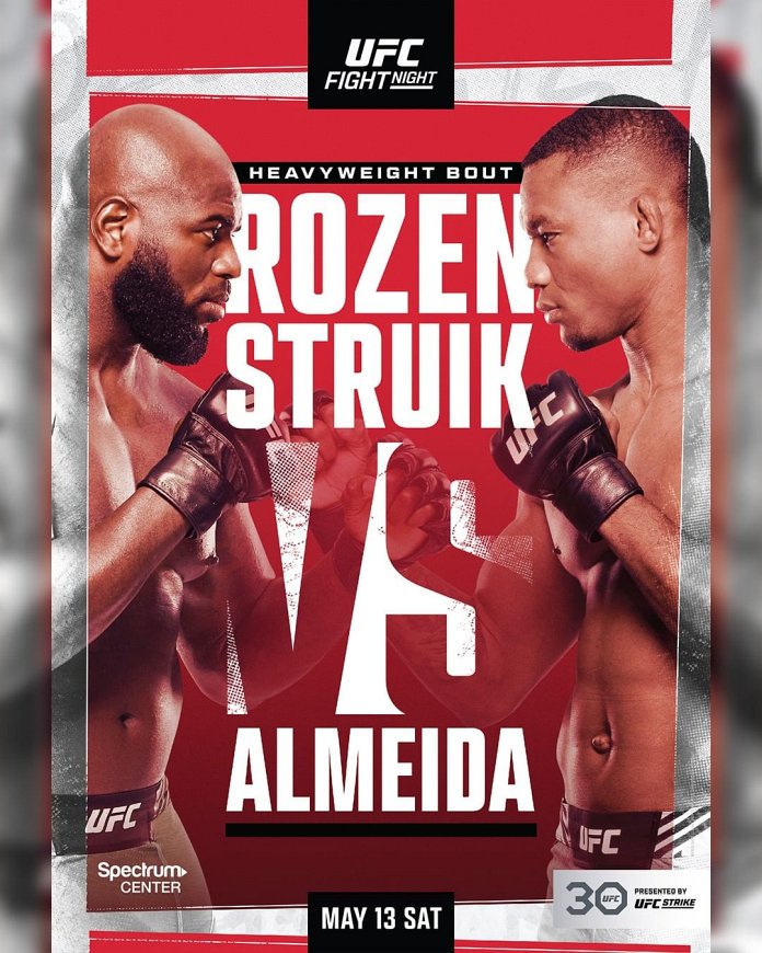 UFC on ABC 4 Fight Card Poster