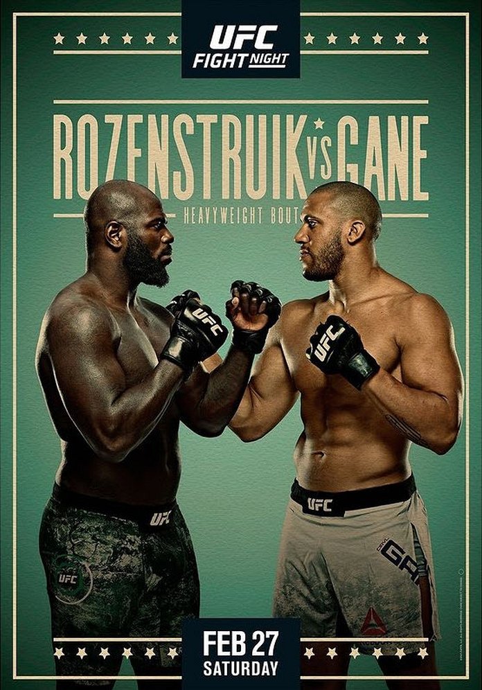 new UFC Fight Night 186 poster