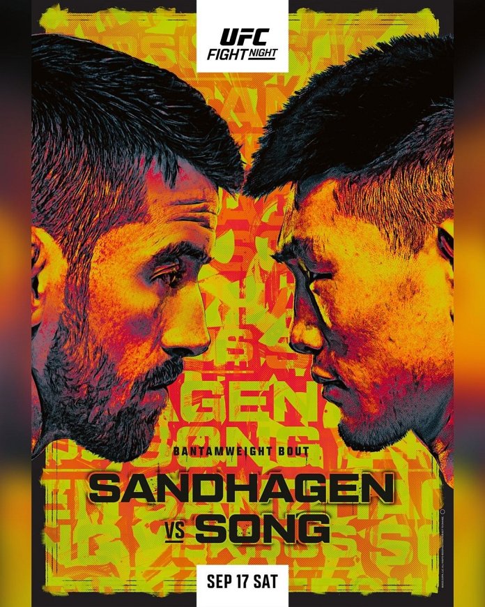 UFC Vegas 60 Fight Card Poster